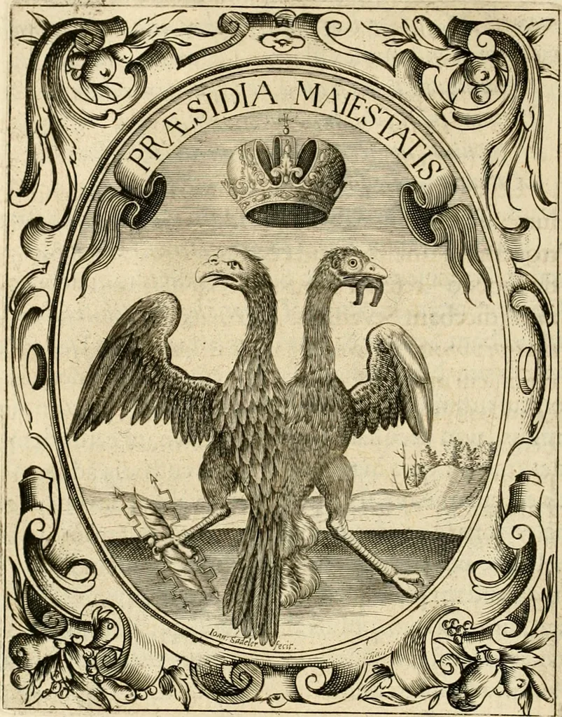 An illustration from Idea principis christiano-politici, centum symbolis expressa, 1649, leaf 171