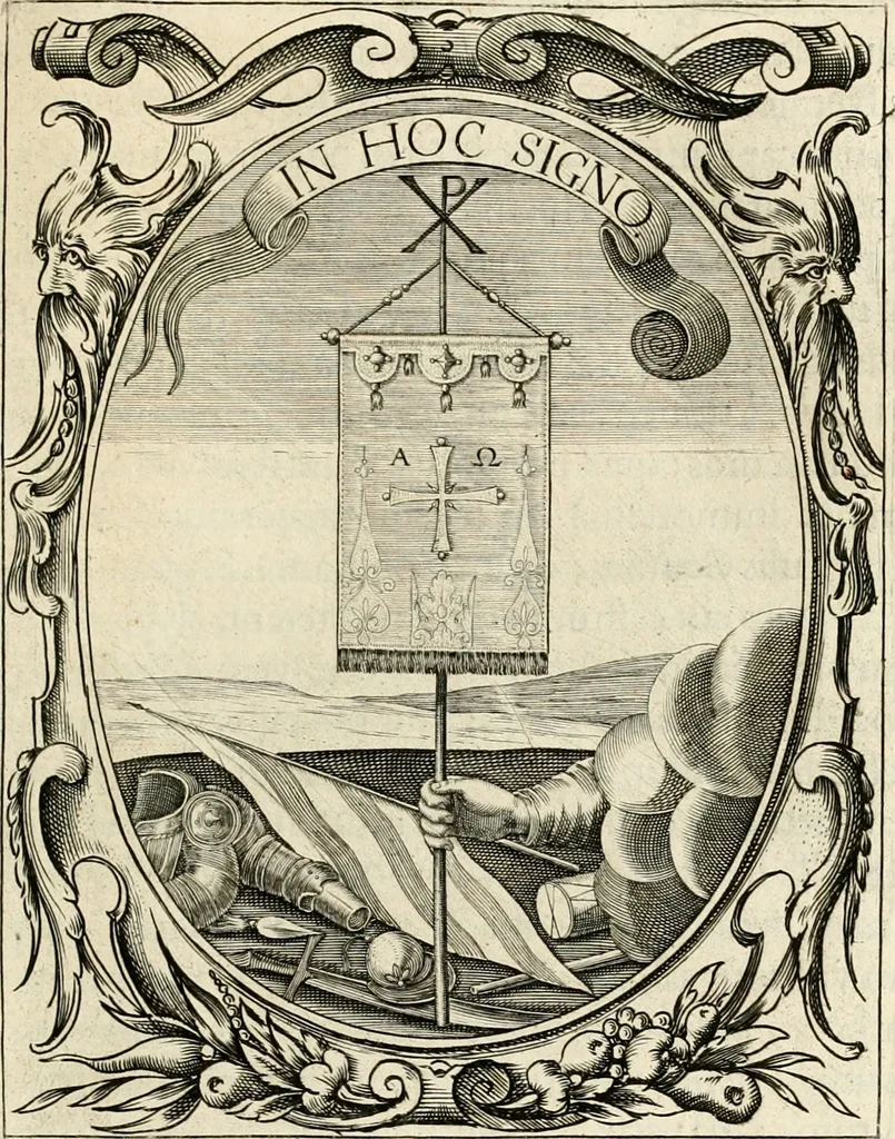 An illustration from Idea principis christiano-politici, centum symbolis expressa, 1649, leaf 198