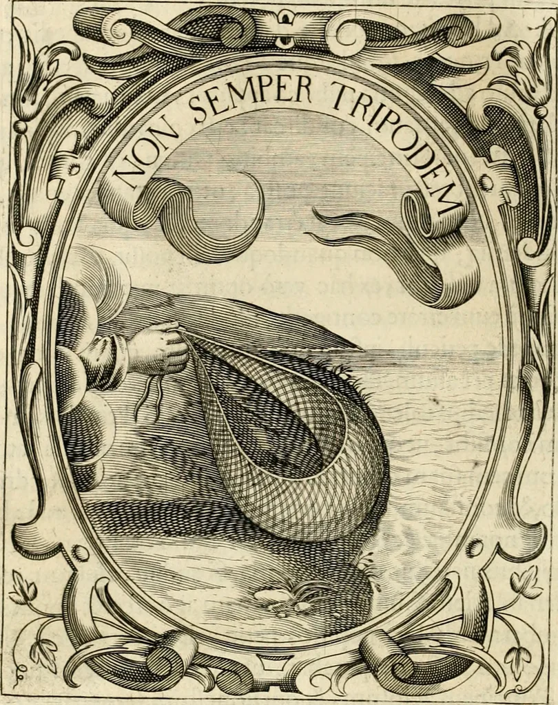 An illustration from Idea principis christiano-politici, centum symbolis expressa, 1649, leaf 215
