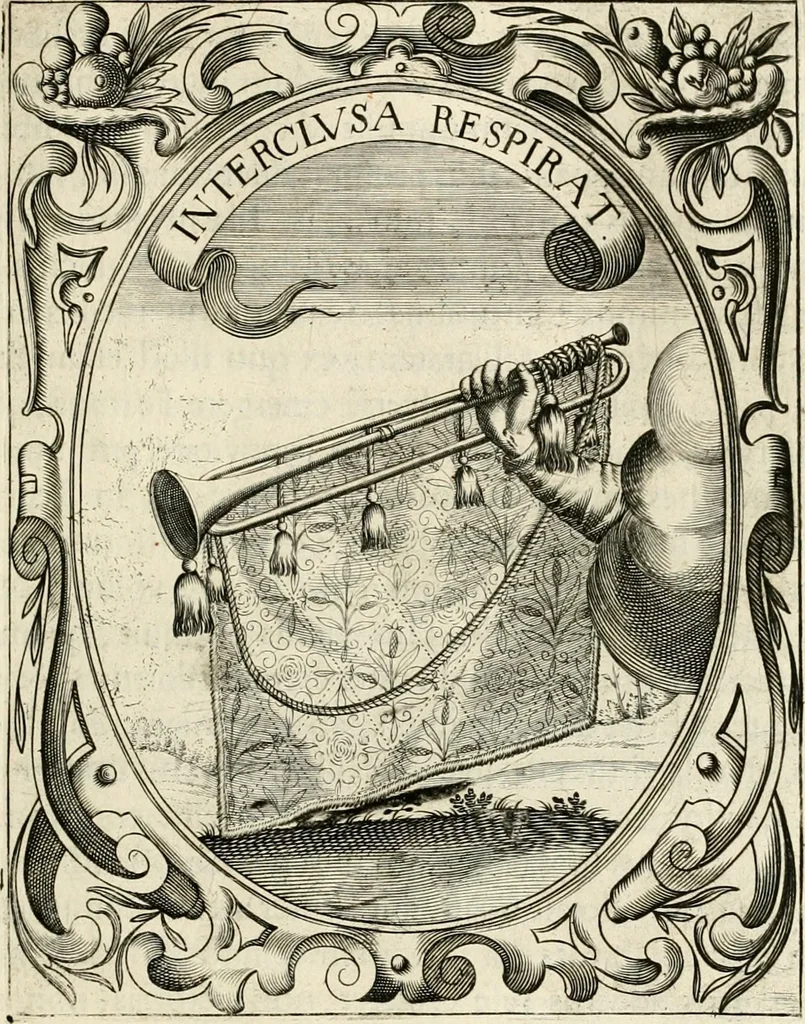An illustration from Idea principis christiano-politici, centum symbolis expressa, 1649, leaf 258