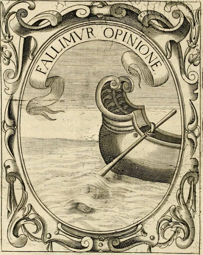 An illustration from Idea principis christiano-politici, centum symbolis expressa, 1649, leaf 323