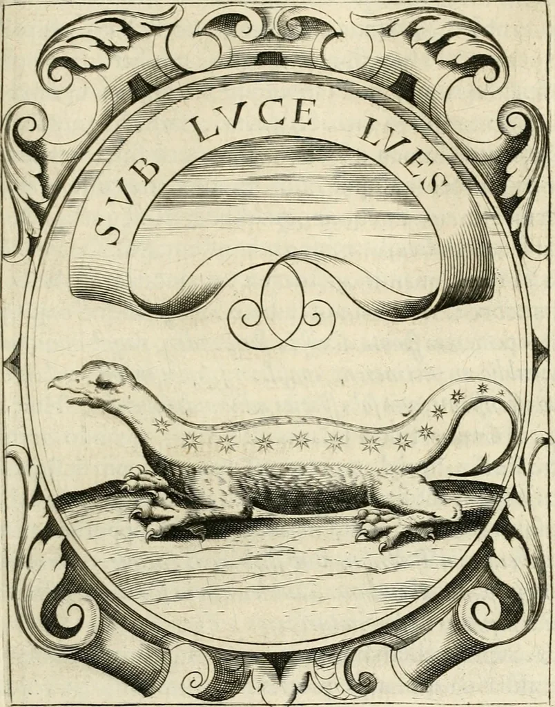 An illustration from Idea principis christiano-politici, centum symbolis expressa, 1649, leaf 342