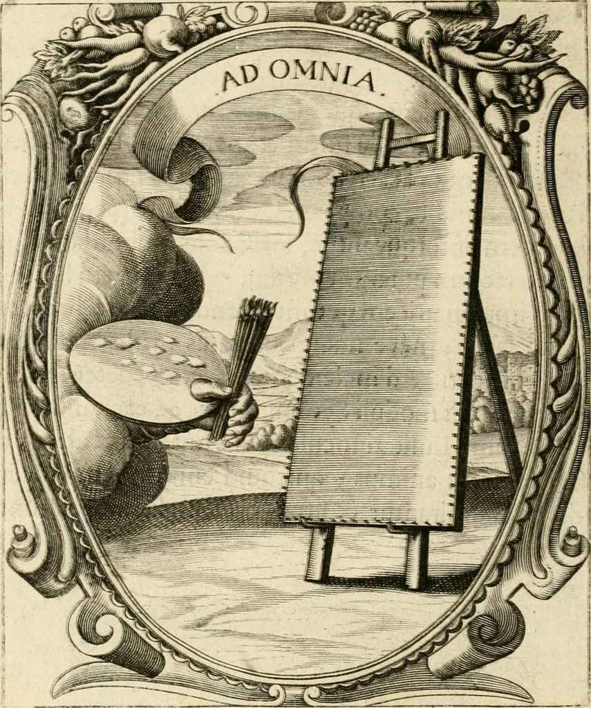 An illustration from Idea principis christiano-politici, centum symbolis expressa, 1649, leaf 35
