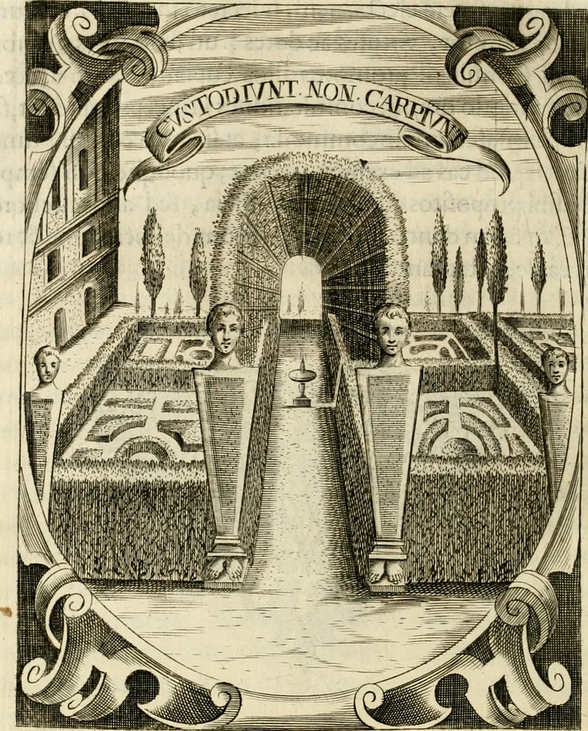 An illustration from Idea principis christiano-politici, centum symbolis expressa, 1649, leaf 401
