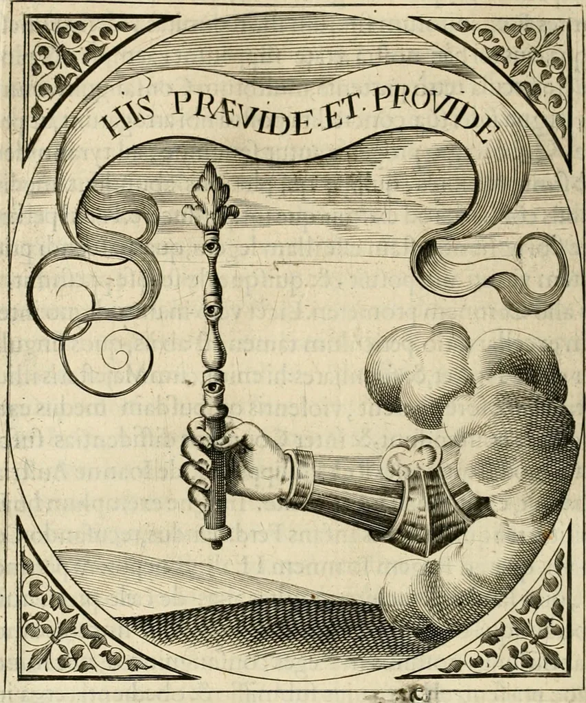 An illustration from Idea principis christiano-politici, centum symbolis expressa, 1649, leaf 413