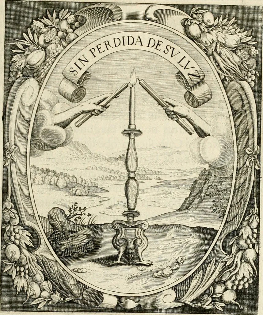 An illustration from Idea principis christiano-politici, centum symbolis expressa, 1649, leaf 442