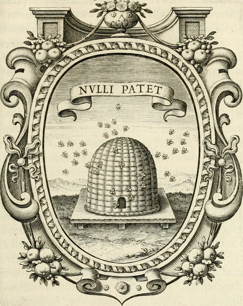 An illustration from Idea principis christiano-politici, centum symbolis expressa, 1649, leaf 486
