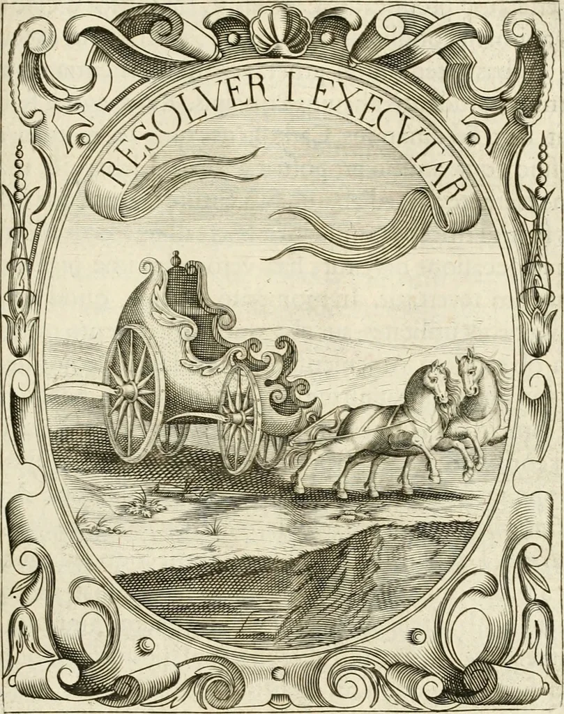 An illustration from Idea principis christiano-politici, centum symbolis expressa, 1649, leaf 498