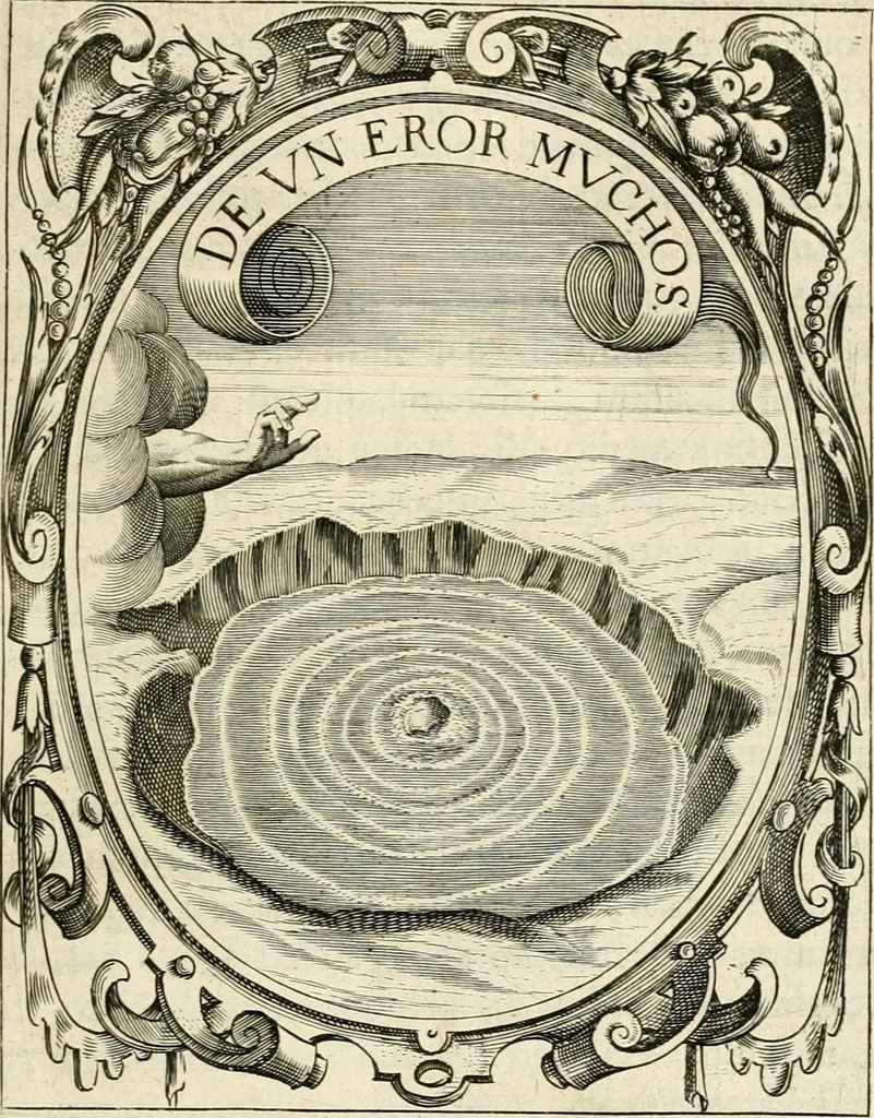 An illustration from Idea principis christiano-politici, centum symbolis expressa, 1649, leaf 502
