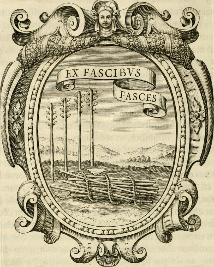An illustration from Idea principis christiano-politici, centum symbolis expressa, 1649, leaf 507