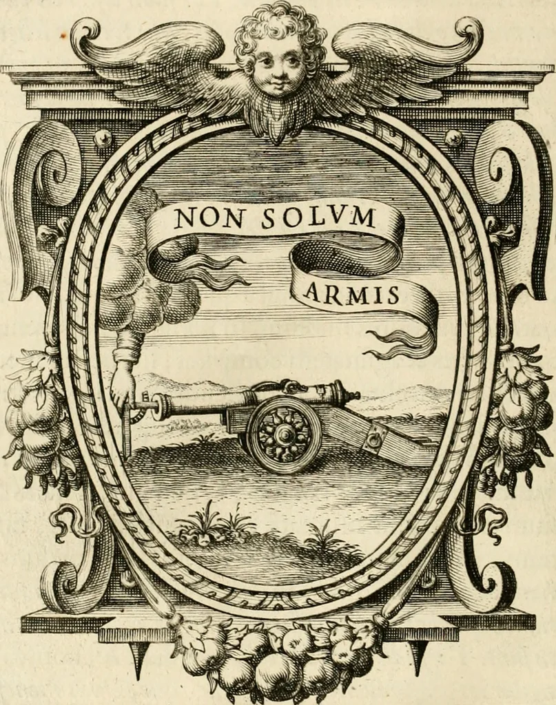 An illustration from Idea principis christiano-politici, centum symbolis expressa, 1649, leaf 51