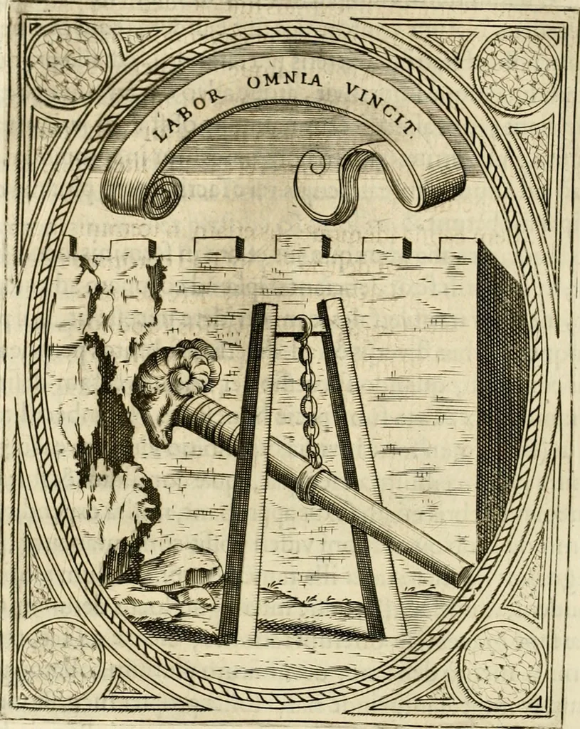 An illustration from Idea principis christiano-politici, centum symbolis expressa, 1649, leaf 551