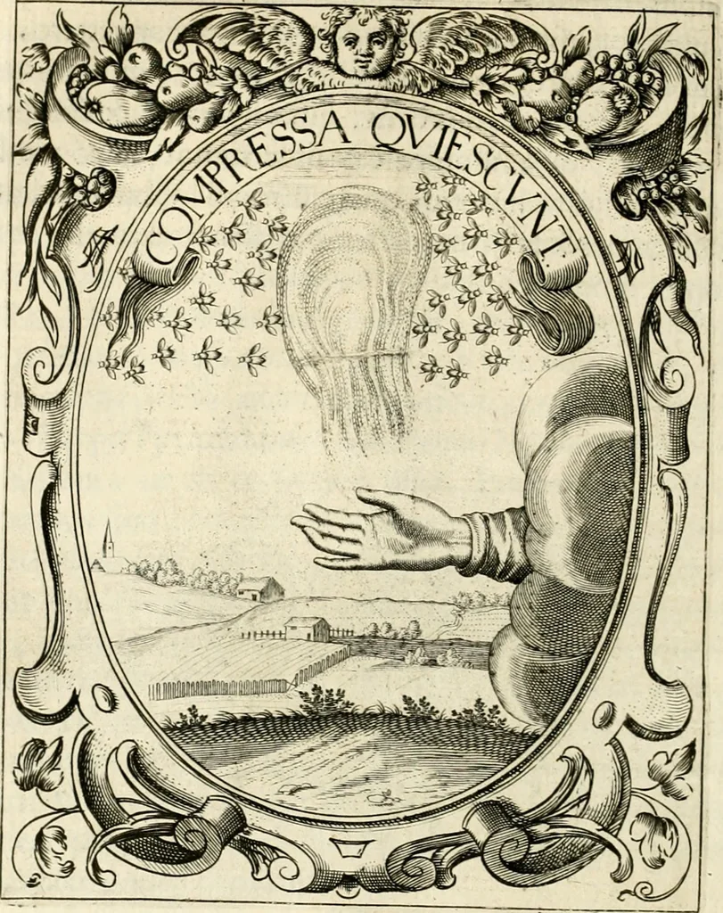 An illustration from Idea principis christiano-politici, centum symbolis expressa, 1649, leaf 563