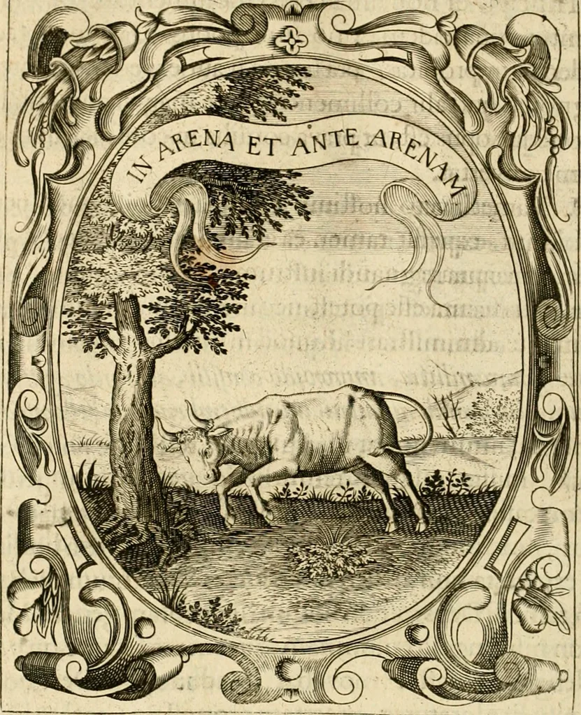 An illustration from Idea principis christiano-politici, centum symbolis expressa, 1649, leaf 603
