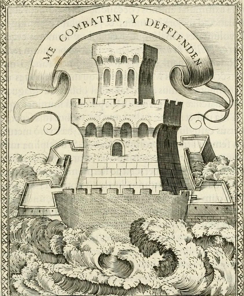 An illustration from Idea principis christiano-politici, centum symbolis expressa, 1649, leaf 630