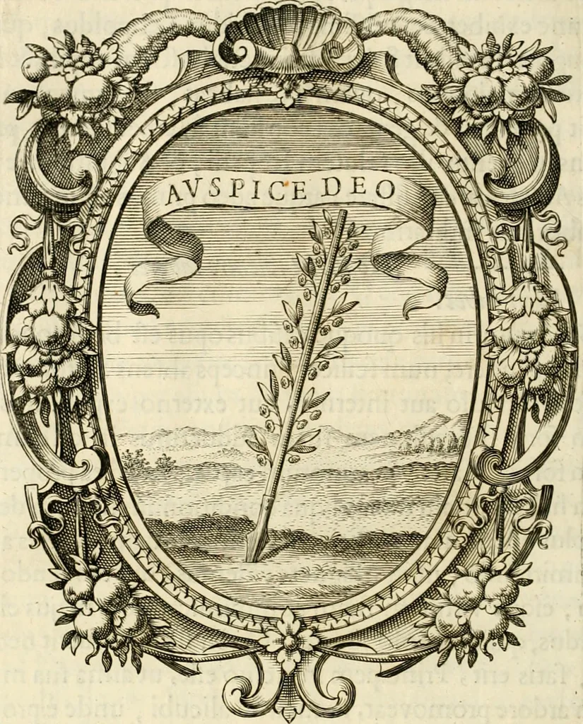 An illustration from Idea principis christiano-politici, centum symbolis expressa, 1649, leaf 649