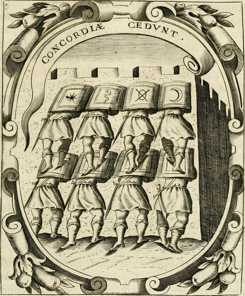 An illustration from Idea principis christiano-politici, centum symbolis expressa, 1649, leaf 660