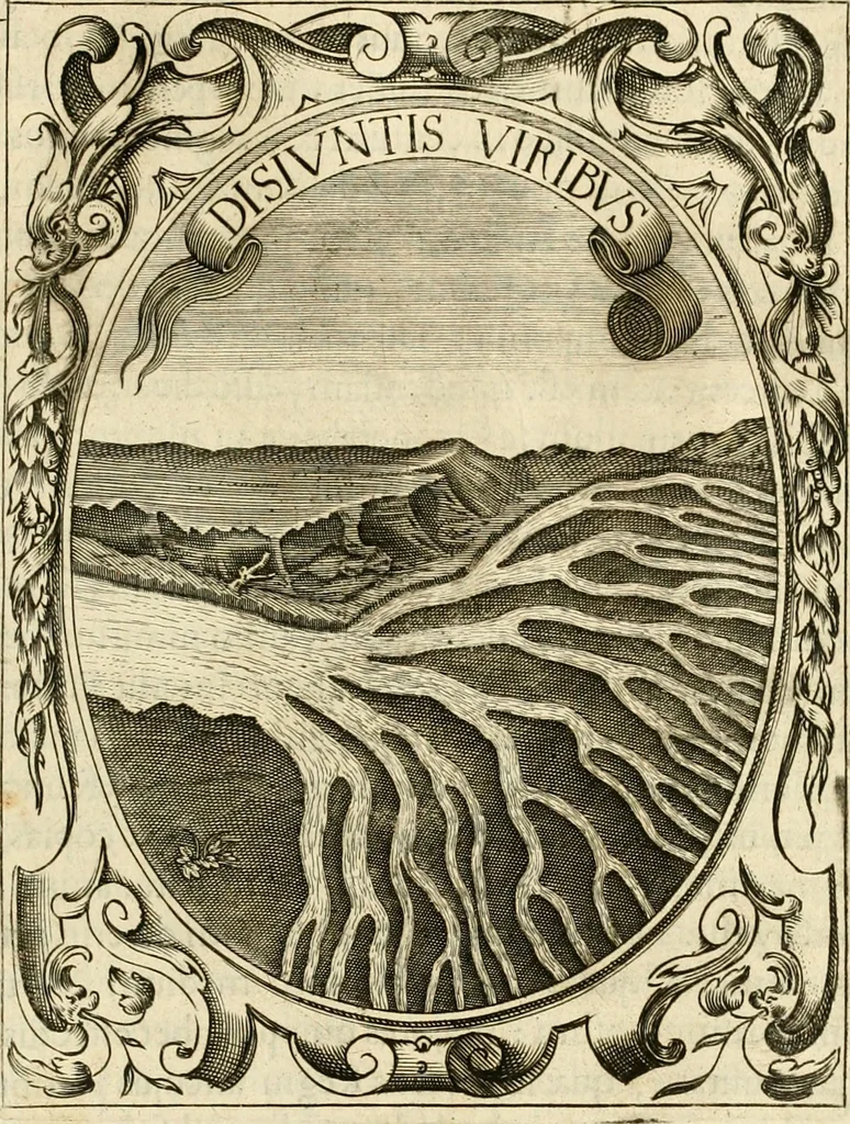 An illustration from Idea principis christiano-politici, centum symbolis expressa, 1649, leaf 666