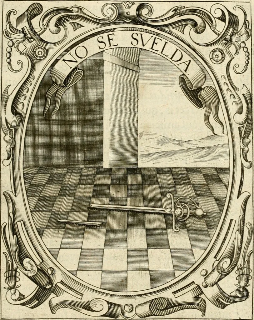 An illustration from Idea principis christiano-politici, centum symbolis expressa, 1649, leaf 670