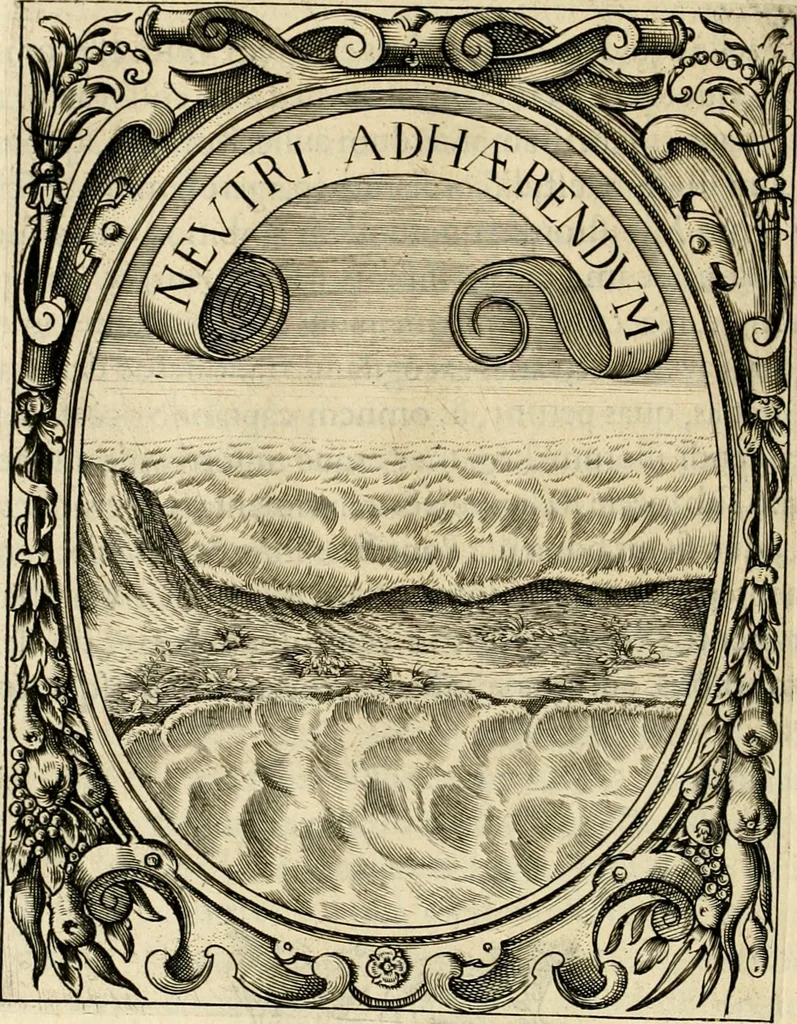 An illustration from Idea principis christiano-politici, centum symbolis expressa, 1649, leaf 695