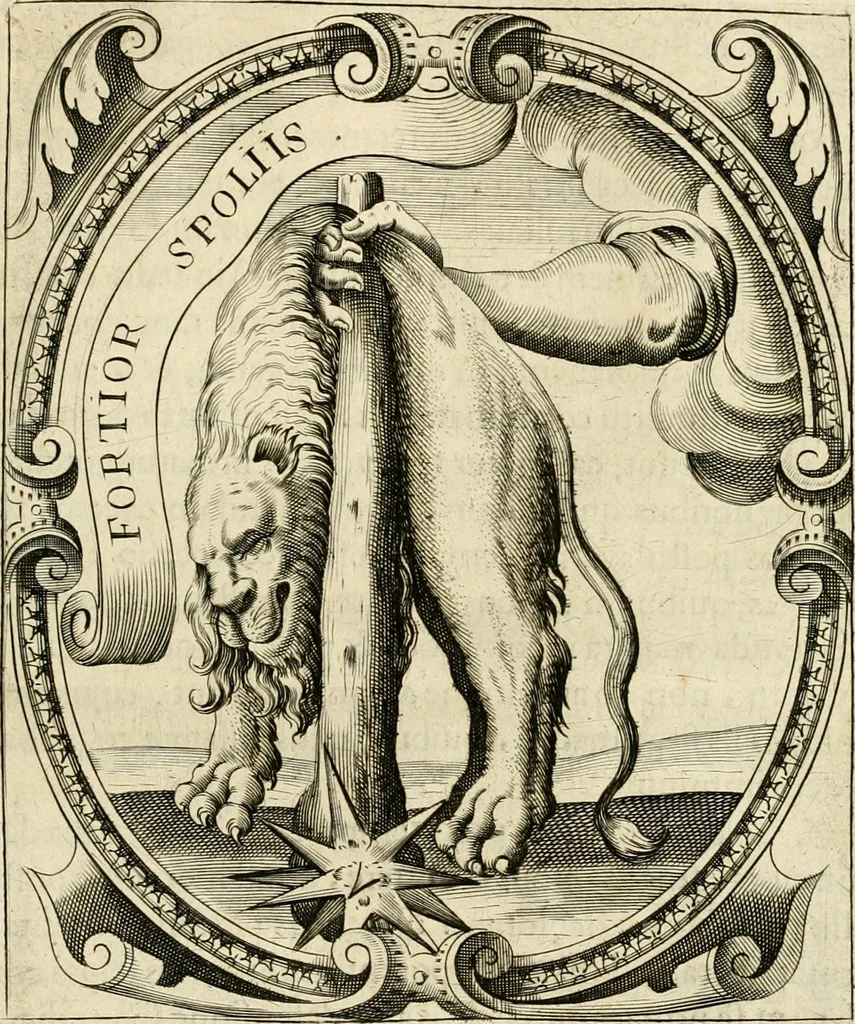 An illustration from Idea principis christiano-politici, centum symbolis expressa, 1649, leaf 712