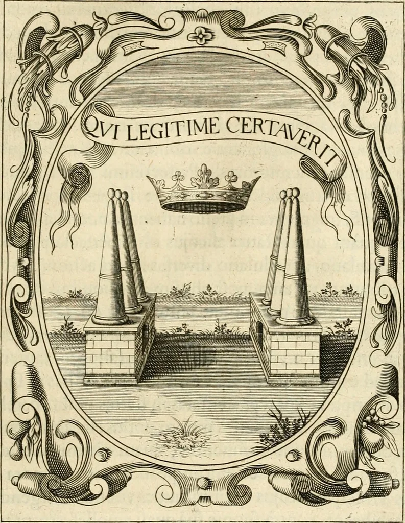 An illustration from Idea principis christiano-politici, centum symbolis expressa, 1649, leaf 728