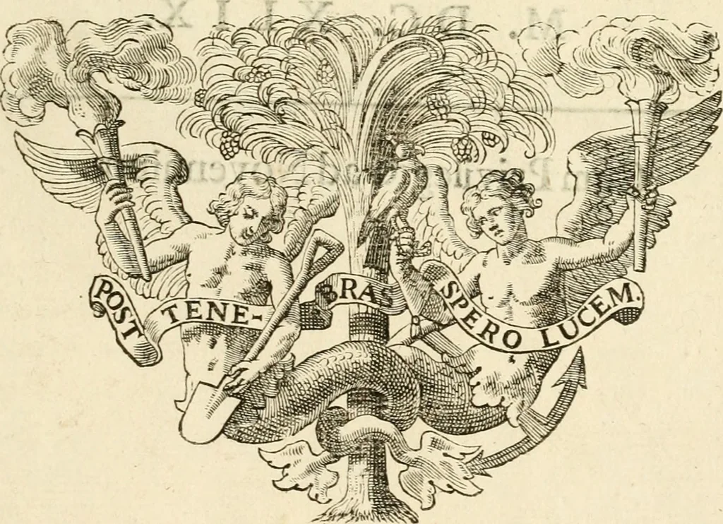 An illustration from Idea principis christiano-politici, centum symbolis expressa, 1649, leaf 752