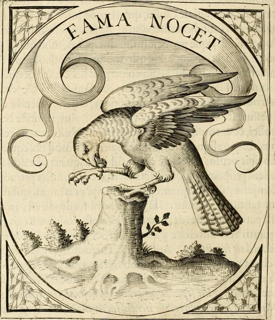 An illustration from Idea principis christiano-politici, centum symbolis expressa, 1649, leaf 91
