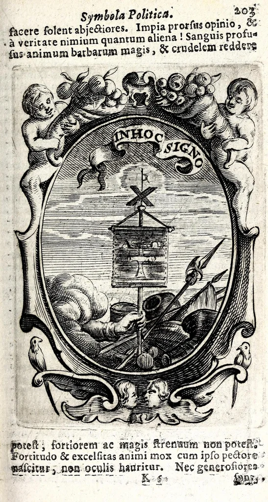 An illustration from Idea principis christiano-politici : 101 sijmbolis expressa, 1659, leaf 237