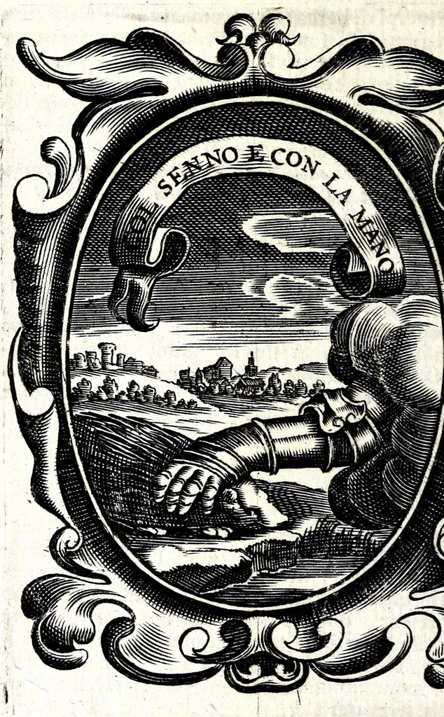 An illustration from Idea principis christiano-politici : 101 sijmbolis expressa, 1659, leaf 524