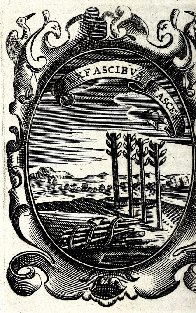 An illustration from Idea principis christiano-politici : 101 sijmbolis expressa, 1659, leaf 588