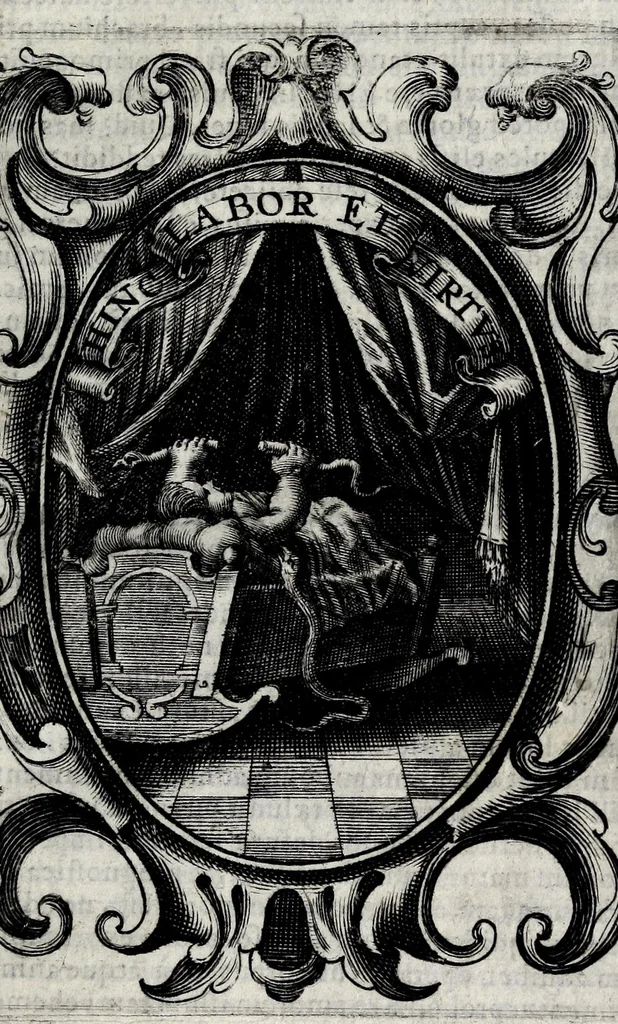 An illustration from Idea principis christiano-politici : 101 sijmbolis expressa, 1651, leaf 33