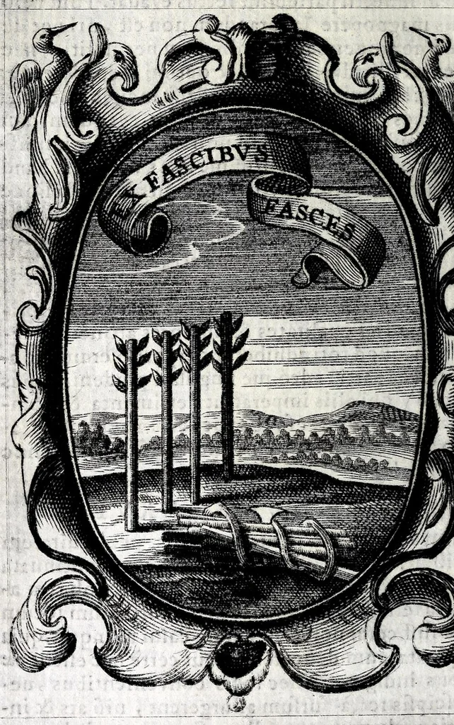 An illustration from Idea principis christiano-politici : 101 sijmbolis expressa, 1651, leaf 590
