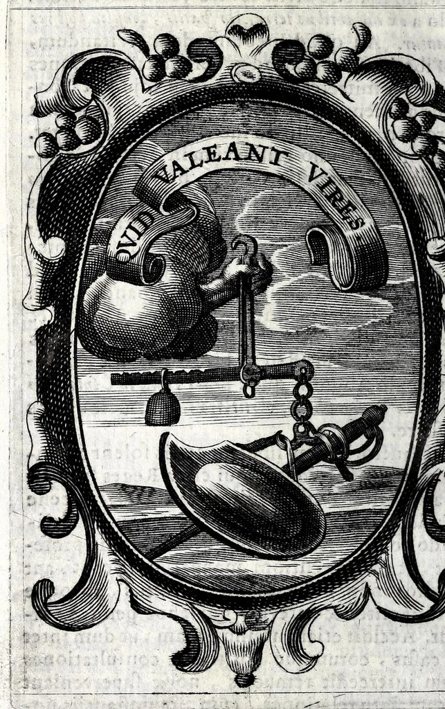 An illustration from Idea principis christiano-politici : 101 sijmbolis expressa, 1651, leaf 706