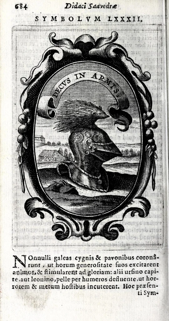 An illustration from Idea principis christiano-politici : 101 sijmbolis expressa, 1651, leaf 720