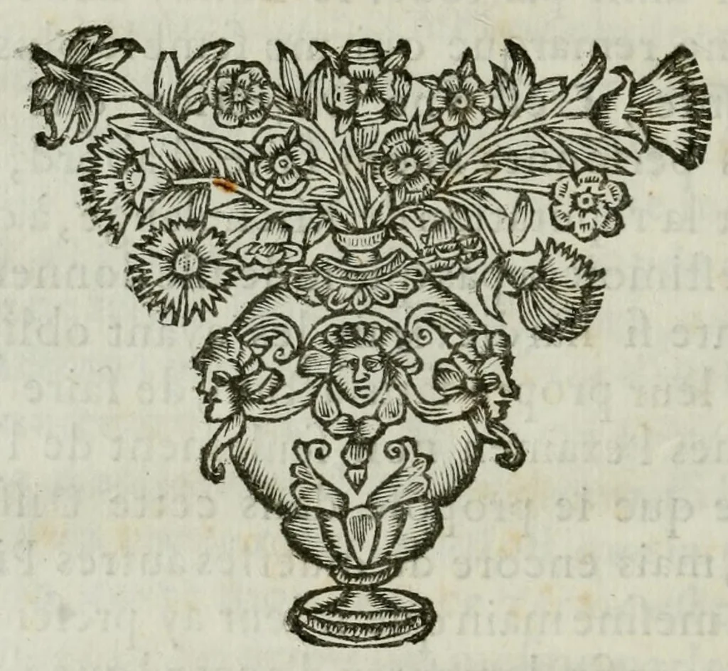 An illustration from Idée de la perfection de la peintvre demonstrée par les principes de l'art, et par des exemples conformes aux obseruations que Pline et Quintilien ont faites sur les plus célèbres tableaux des anciens peintres, mis en paralelle à quelques ouurages de nos meilleurs peintres modernes, Leonard de Vinci, Raphael, Iules Romain, et le Poussin, 1662, leaf 32