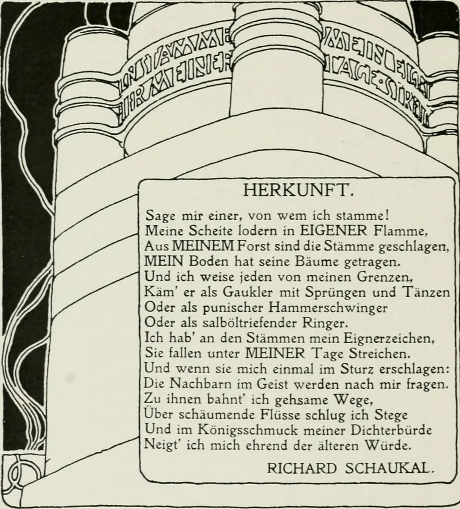 An illustration from Ideen, 1904, leaf 133