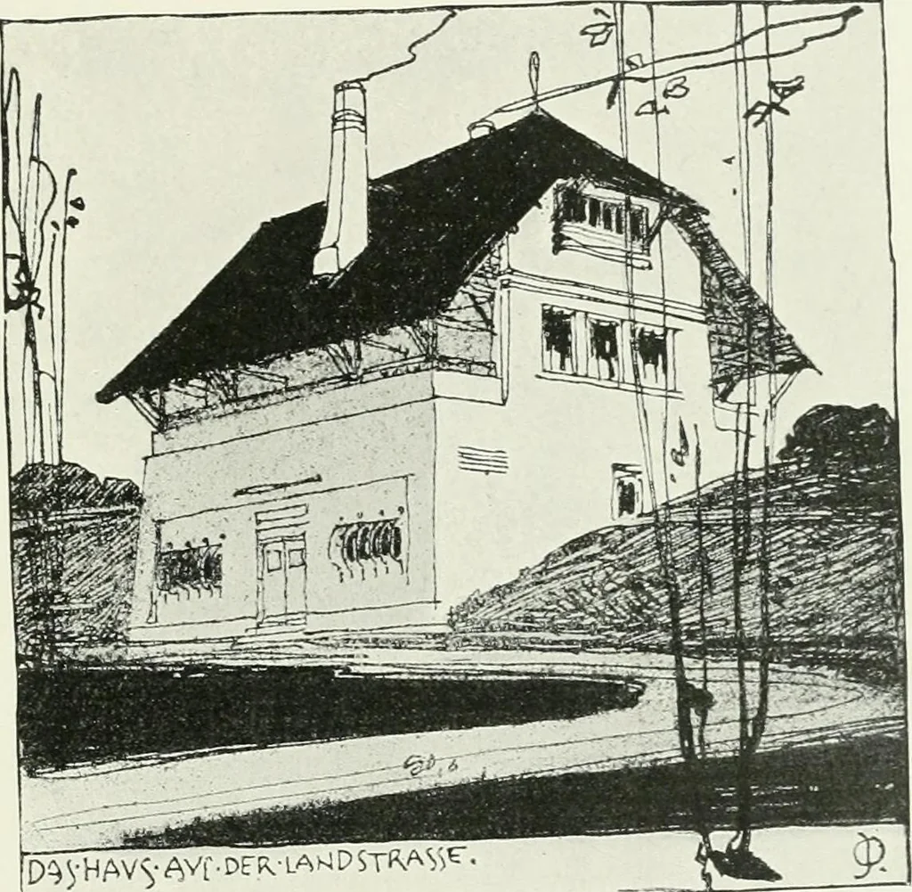 An illustration from Ideen, 1904, leaf 134