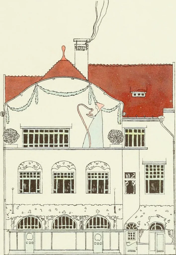 An illustration from Ideen, 1904, leaf 154