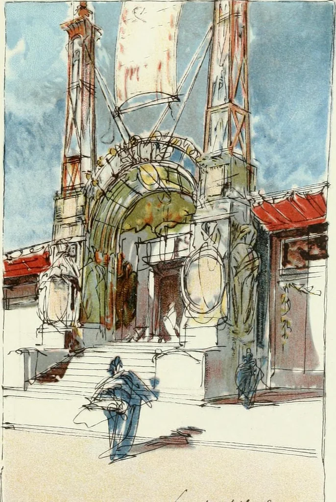 An illustration from Ideen, 1904, leaf 160