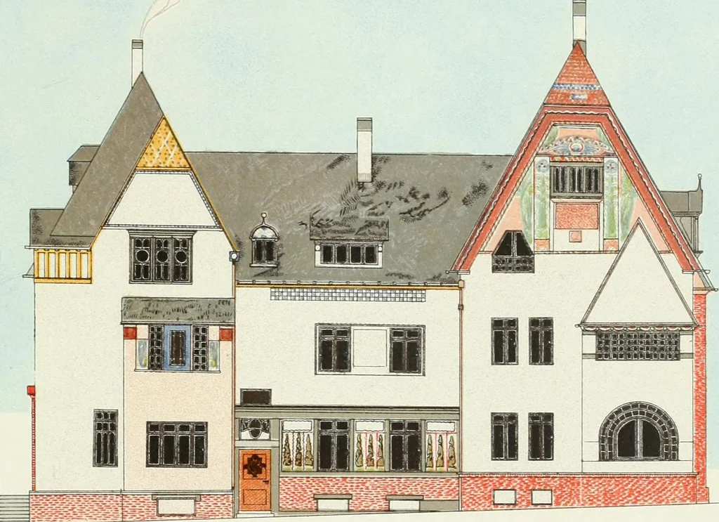 An illustration from Ideen, 1904, leaf 196
