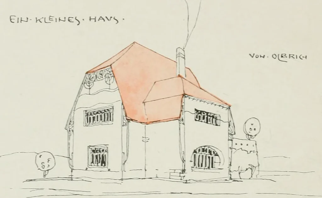 An illustration from Ideen, 1904, leaf 55