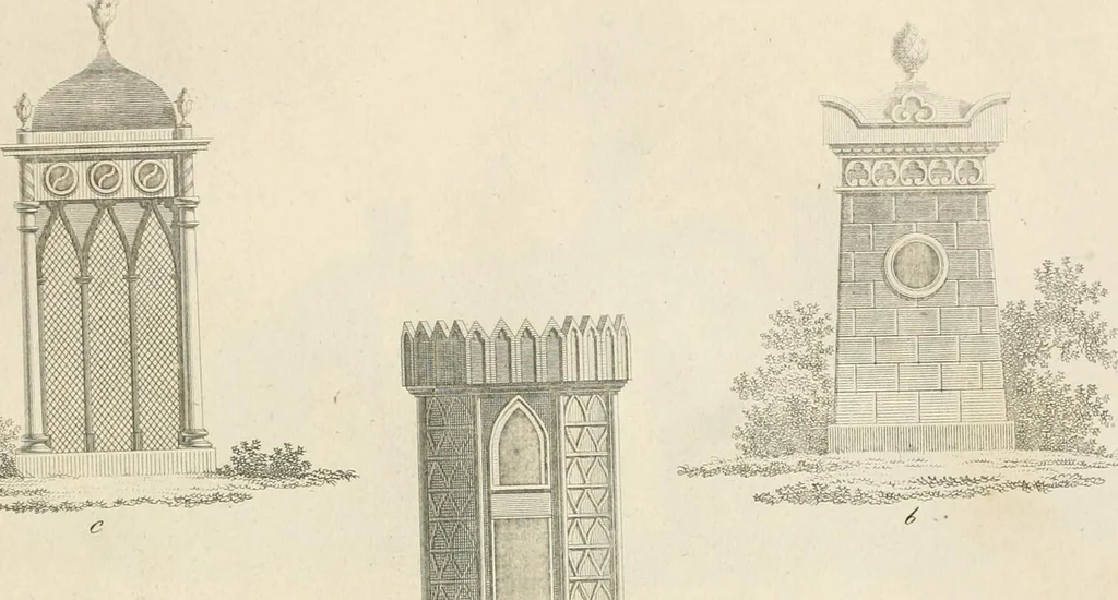 An illustration from Ideen-Magazin für Architecten, Künstler und Handwerker, 1832, leaf 106