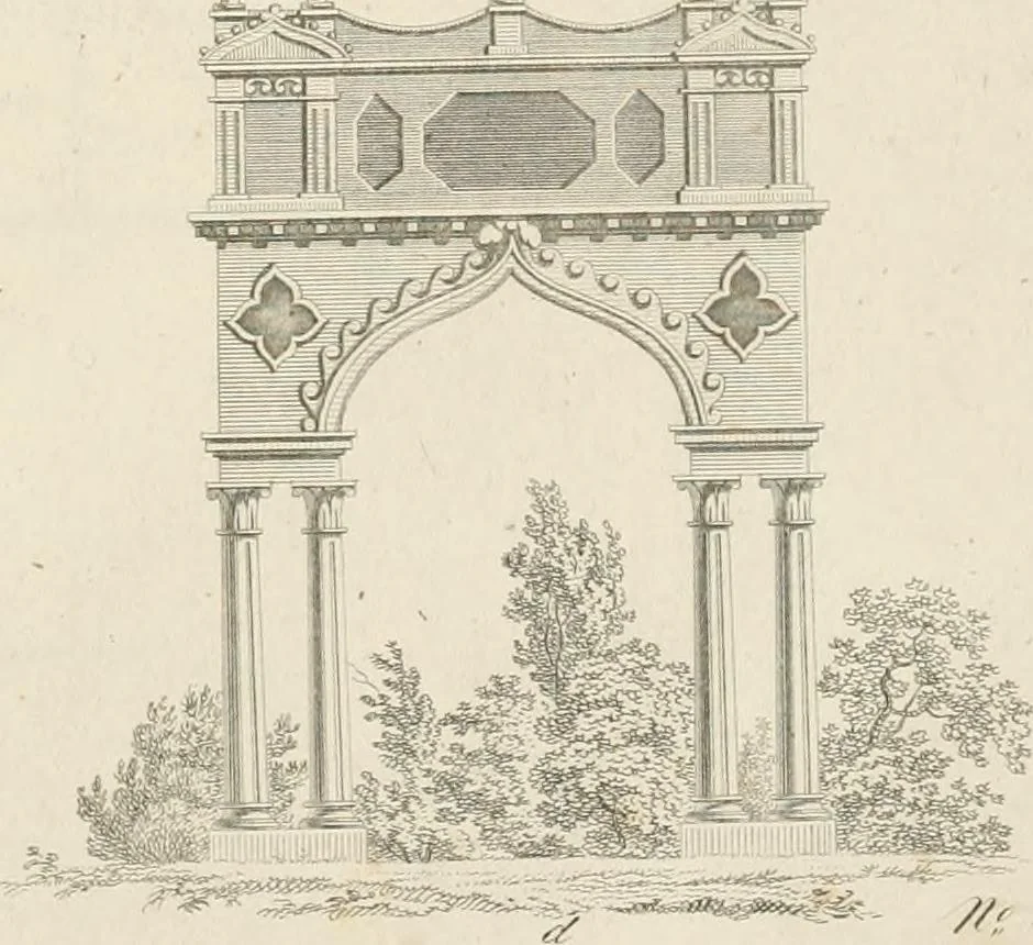 An illustration from Ideen-Magazin für Architecten, Künstler und Handwerker, 1832, leaf 106