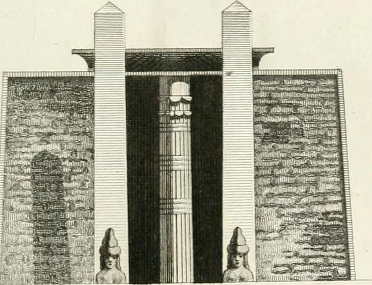 An illustration from Ideen-Magazin für Architecten, Künstler und Handwerker, 1832, leaf 12