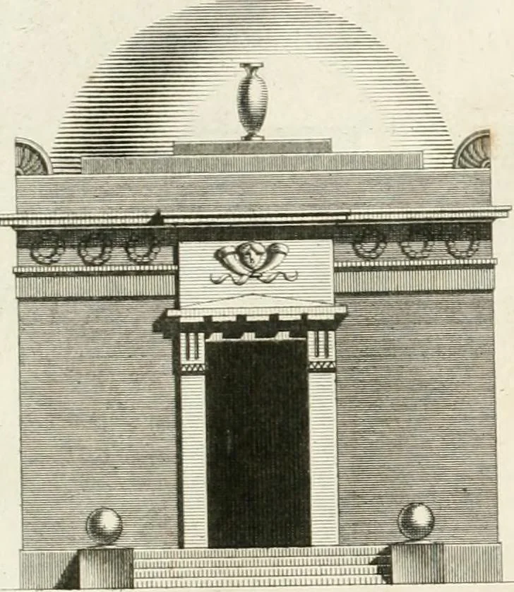 An illustration from Ideen-Magazin für Architecten, Künstler und Handwerker, 1832, leaf 12