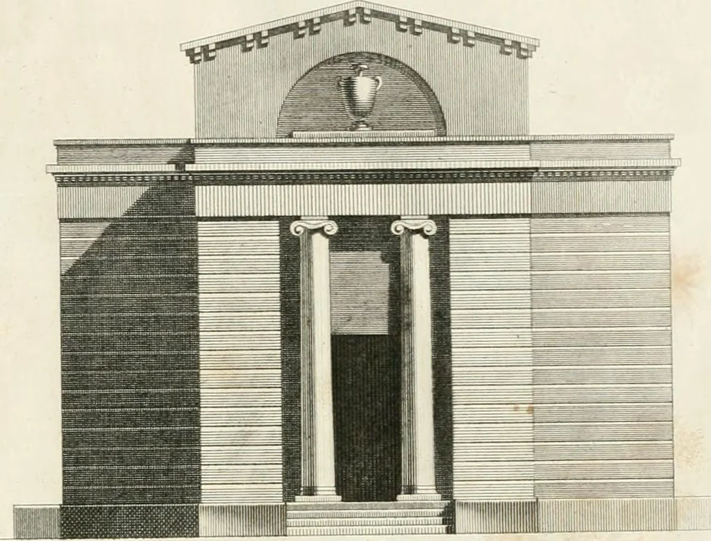 An illustration from Ideen-Magazin für Architecten, Künstler und Handwerker, 1832, leaf 12