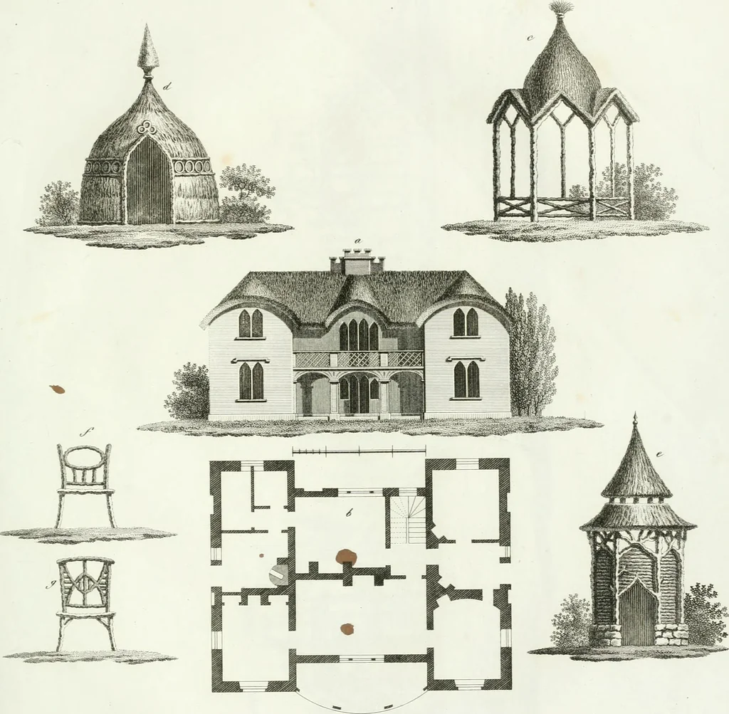 An illustration from Ideen-Magazin für Architecten, Künstler und Handwerker, 1832, leaf 124