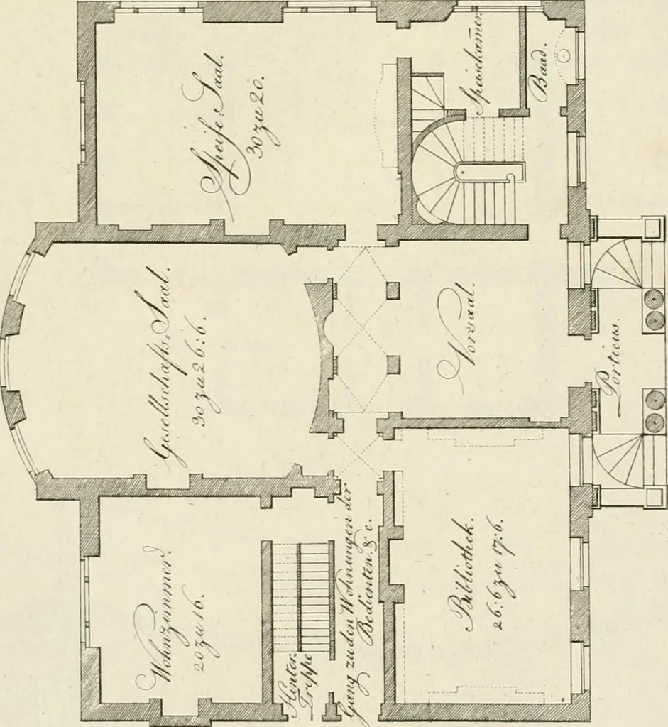 An illustration from Ideen-Magazin für Architecten, Künstler und Handwerker, 1832, leaf 134
