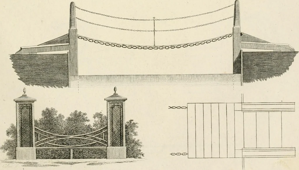An illustration from Ideen-Magazin für Architecten, Künstler und Handwerker, 1832, leaf 136